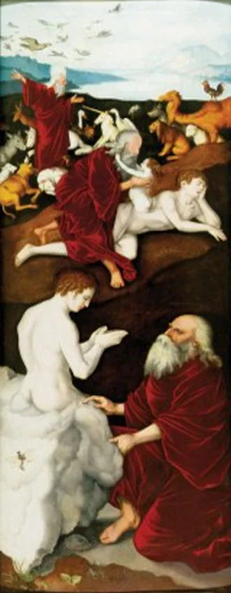 Människans och djurens skapelse - Hans Baldung Grien