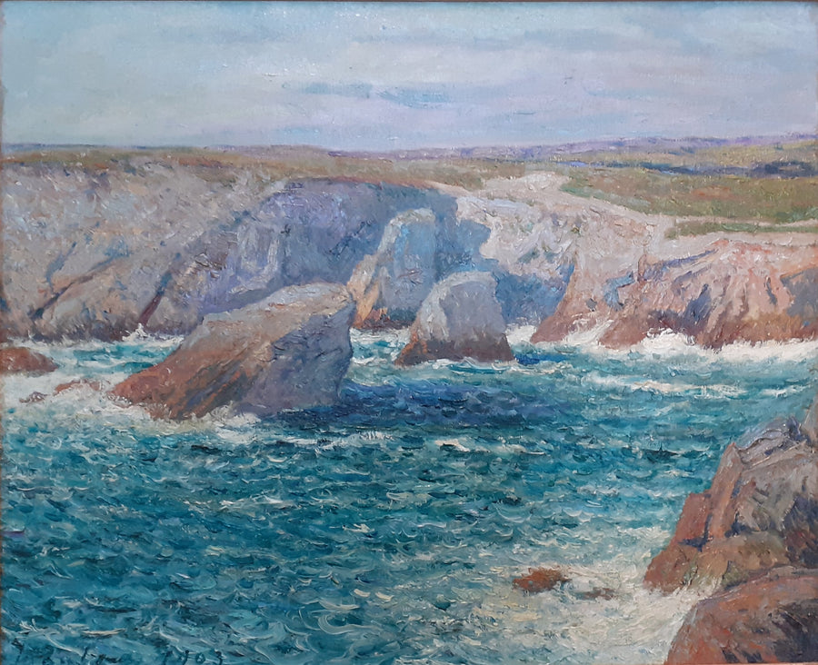 La Crique, vild kust, Quiberon - Maxime Maufra