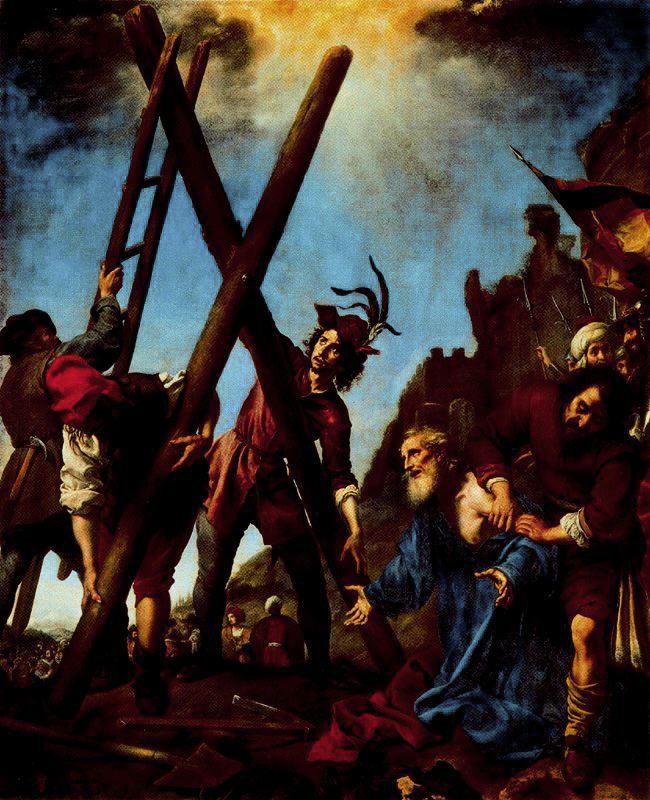 Kristi korsfästelse av Sankt Andreas - Carlo Dolci