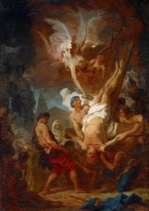 Kristus korsfästelse av Sankt Petrus - Pierre Subleyras