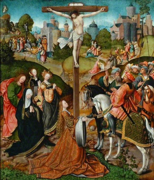 Korsfästelsen - Jacob Cornelisz van Oostsanen