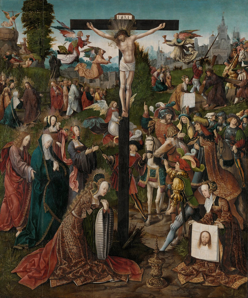 Korsfästelsen - Jacob Cornelisz van Oostsanen