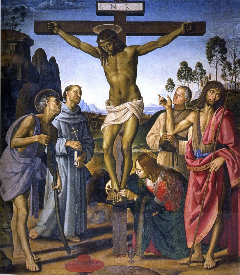 Korsfästelsen - Pietro Perugino