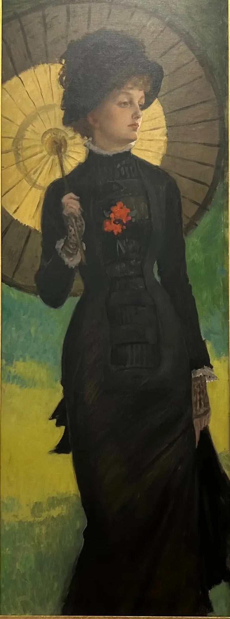 Damen med parasoll - James Tissot