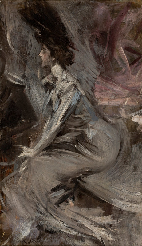 Den sittande damen (Konversationen) - Giovanni Boldini