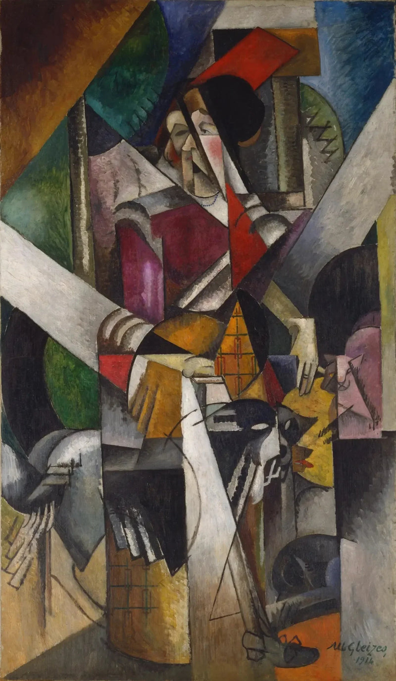 Damen med djuren - Albert Gleizes