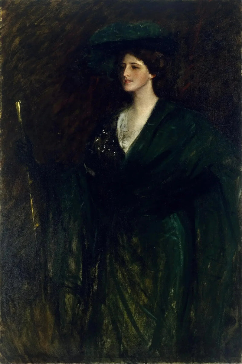 Smaragdkvinnan - William Merritt Chase