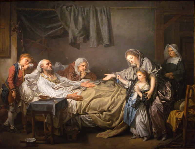 Välgörarinnan - Jean-Baptiste Greuze
