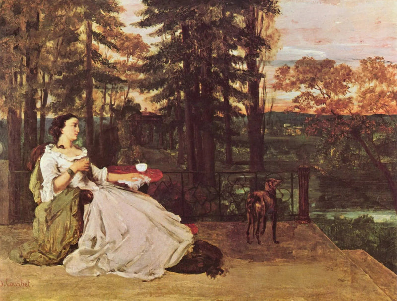 Fransiska damen - Gustave Courbet