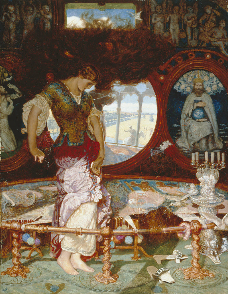 Damen från Shalott - William Holman Hunt