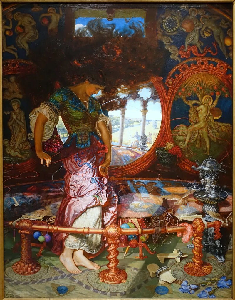 Damen från Shalott - William Holman Hunt