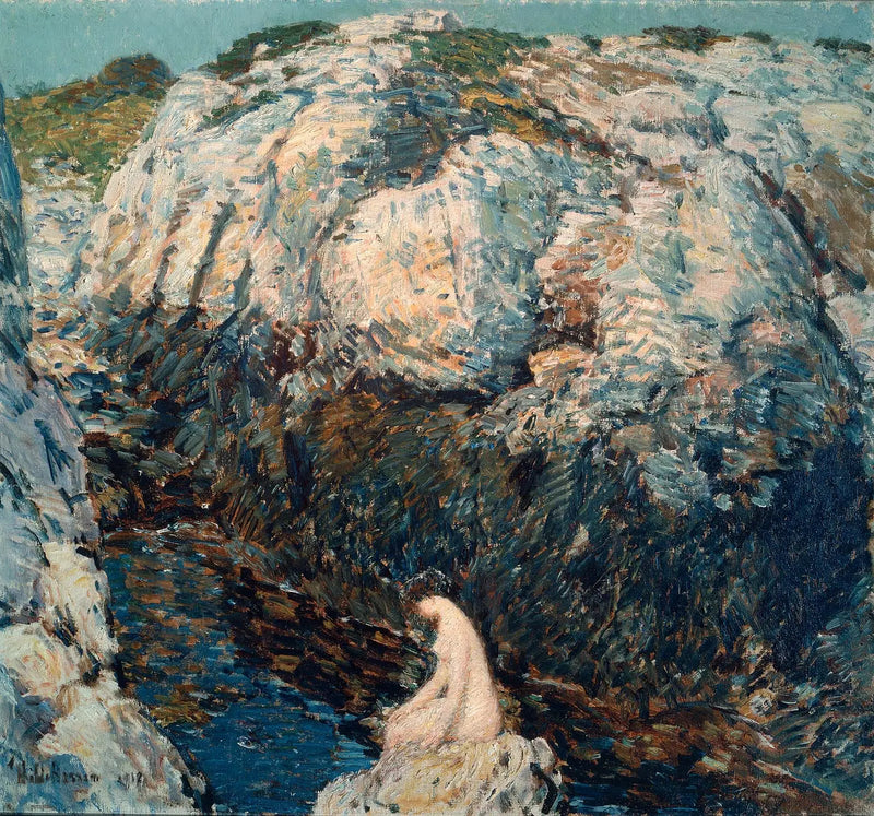 Damen i Gorge - Childe Hassam