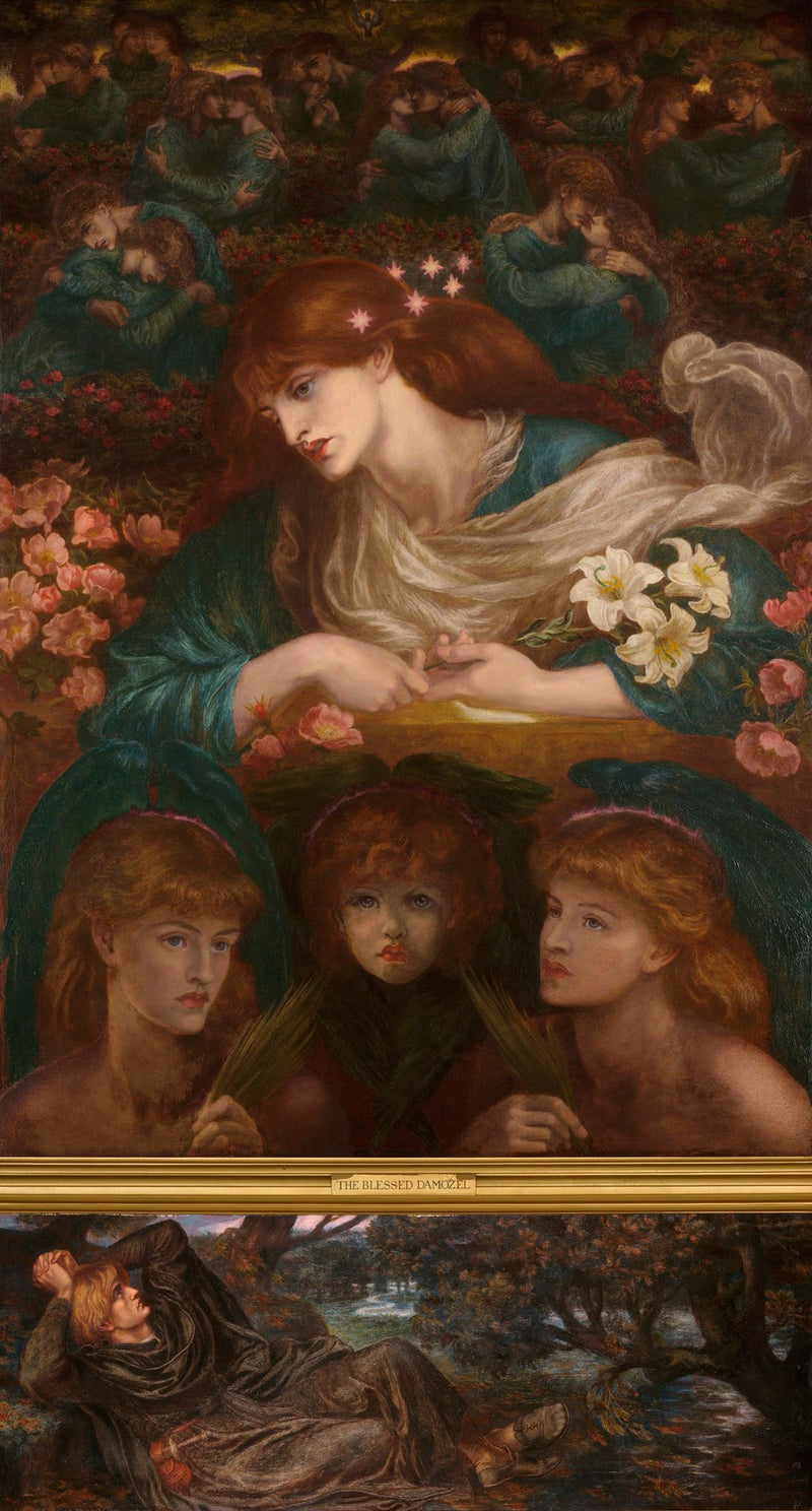Den utvalda damen - Dante Gabriel Rossetti