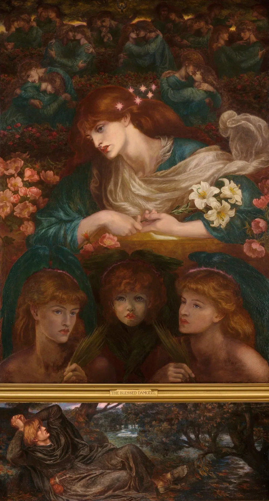 Den utvalda damen - Dante Gabriel Rossetti