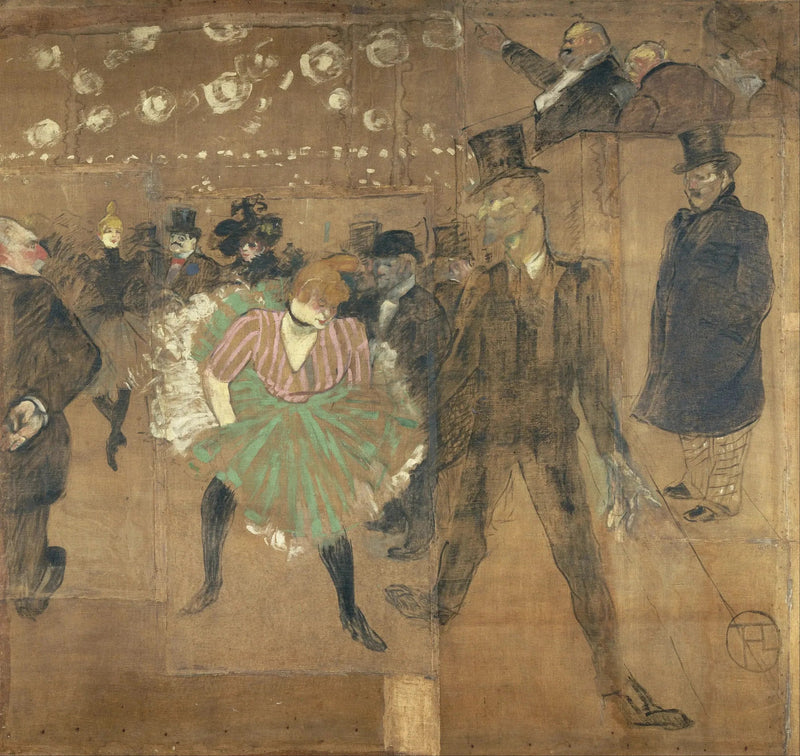 Dansen vid Moulin-Rouge - Henri de Toulouse-Lautrec