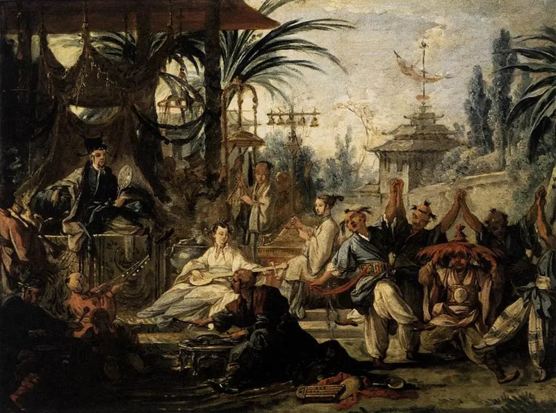 Den kinesiska dansen - François Boucher