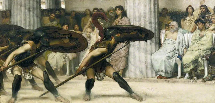 Pyrrhisk dans - Lawrence Alma-Tadema