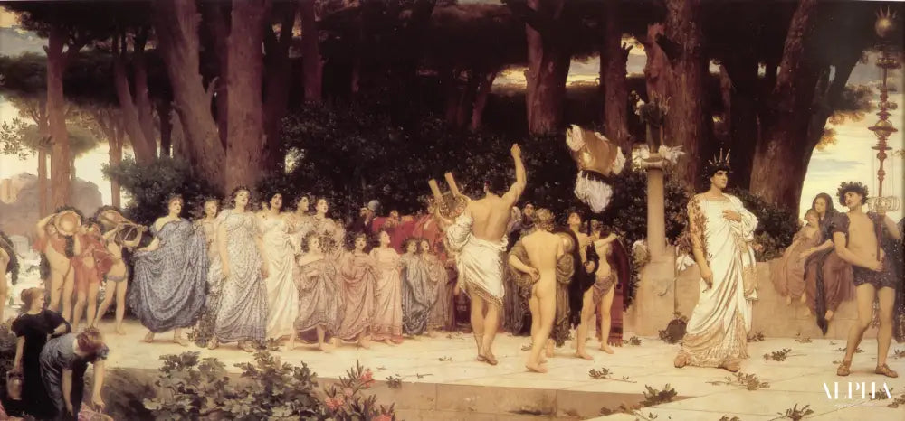 La Daphnéphorie - Frederic Leighton - Reproductions de tableaux et peintures haut de gamme