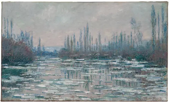 Islossningen - Claude Monet