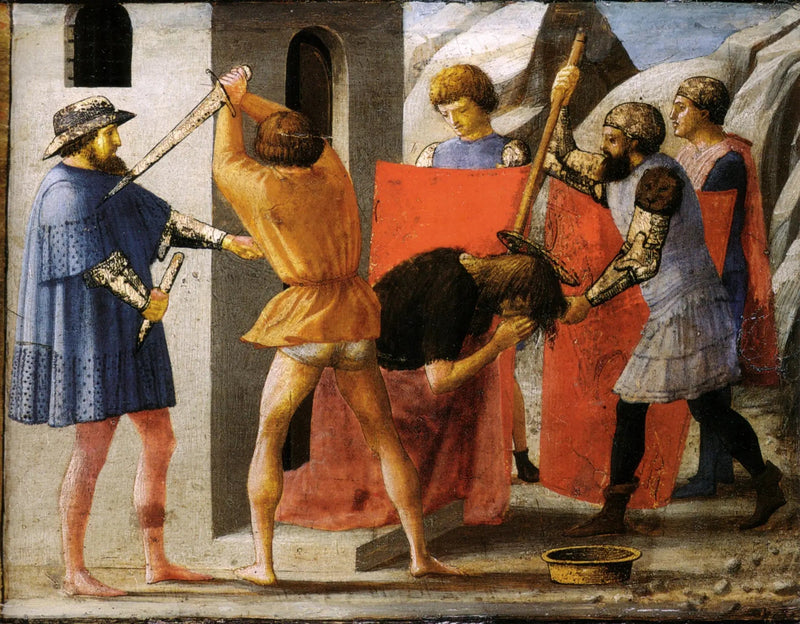 Helgonet Johannes Döparens halshuggning - Masaccio
