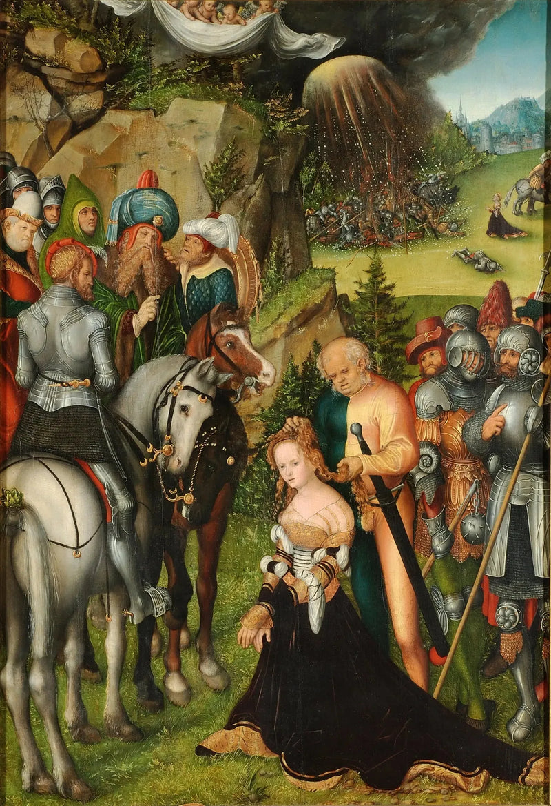 Heliga Katarinas halshuggning - Lucas Cranach den äldre