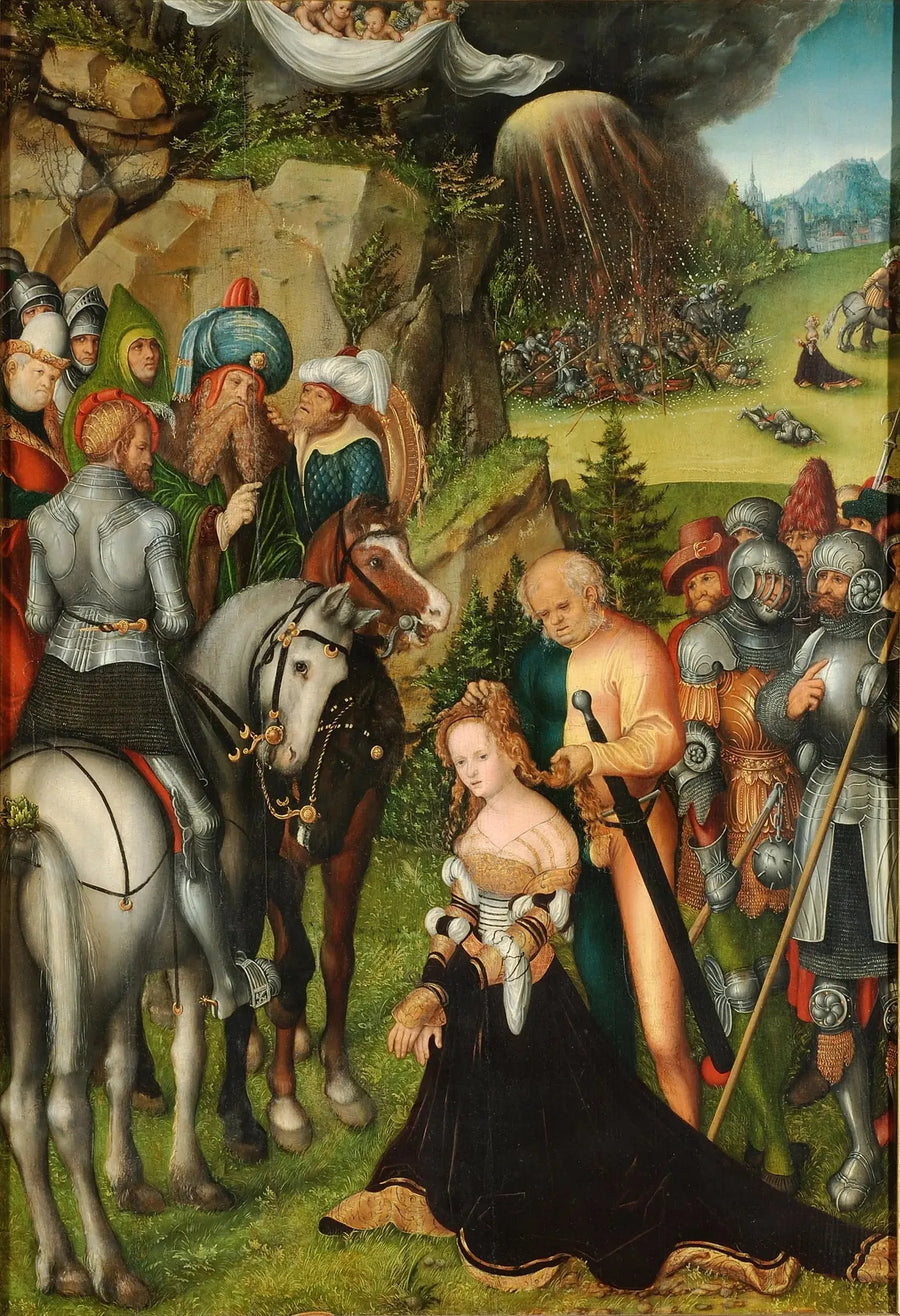 Heliga Katarinas halshuggning - Lucas Cranach den äldre