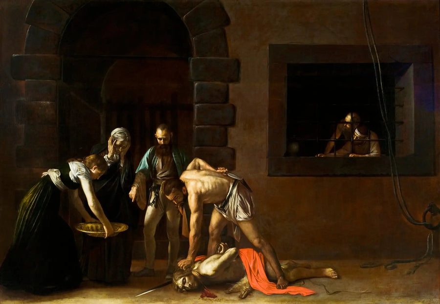 Avhuggningen av helige Johannes Döparen - Caravaggio