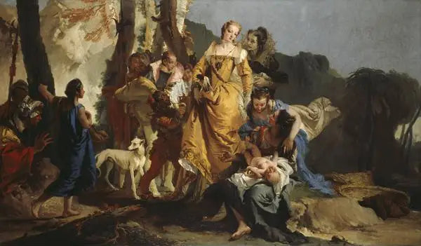 Mojses upptäckt - Giovanni Battista Tiepolo