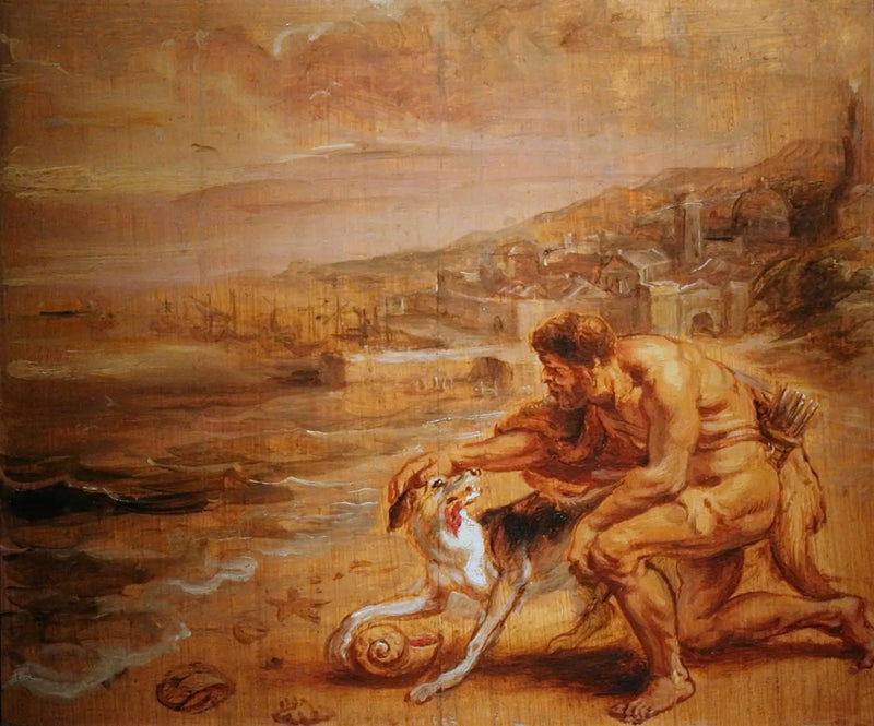 Upptäckten av purpur - Peter Paul Rubens
