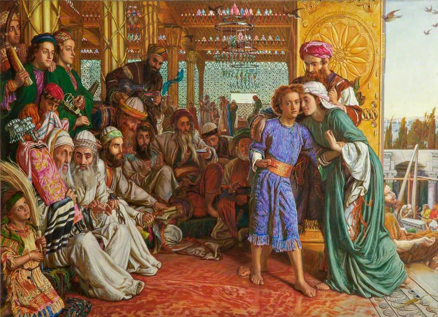 Upptäckten av Frälsaren i templet - William Holman Hunt