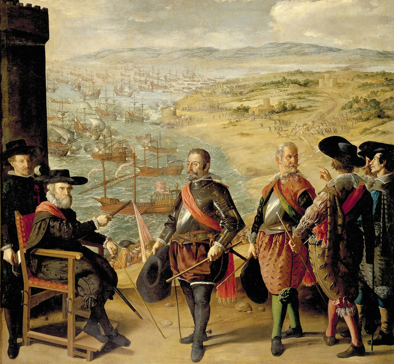 Försvar av Cádiz mot engelsmännen - Francisco de Zurbarán