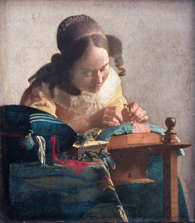 Spetsstickerskan - Johannes Vermeer