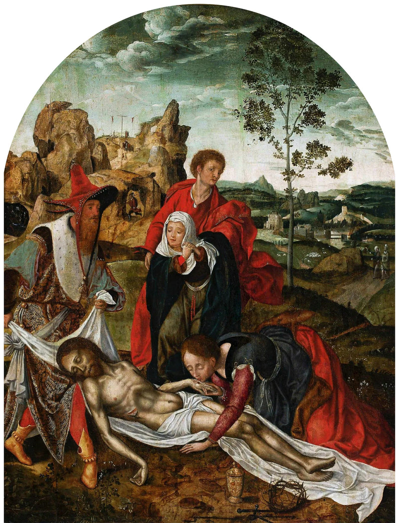 De förtvivlan över Kristus. - Joos van Cleve
