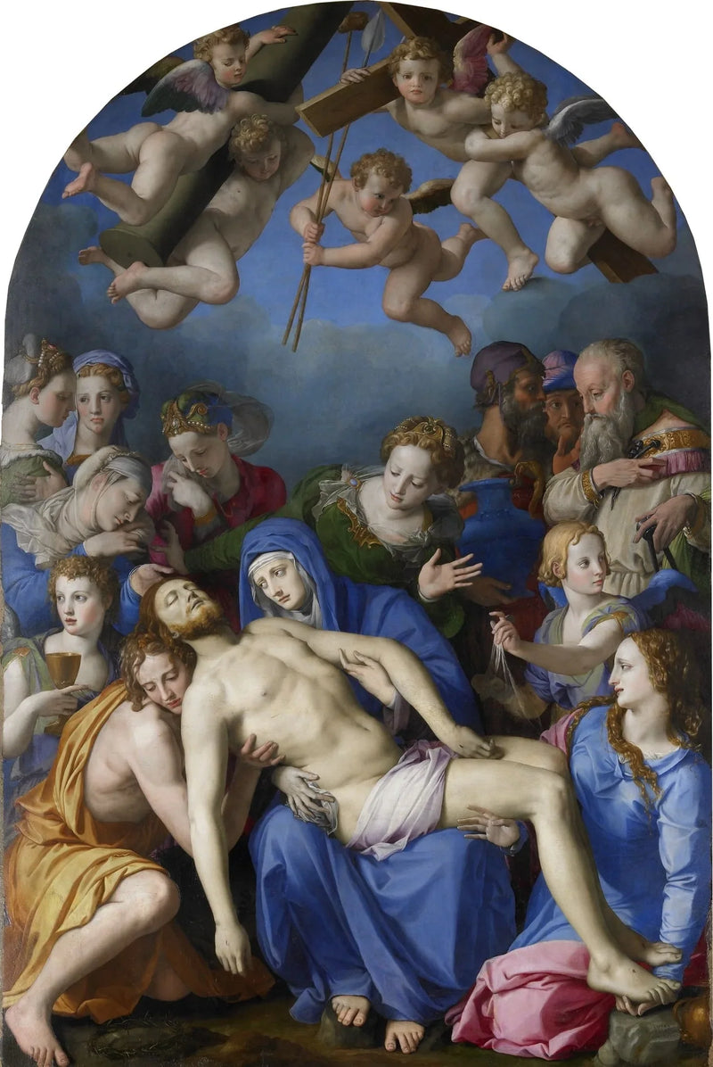 Lamentationen över den döde Kristus - Bronzino