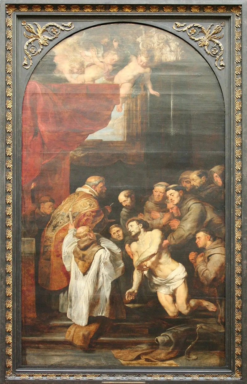 François d'Assises senaste nattvard - Peter Paul Rubens