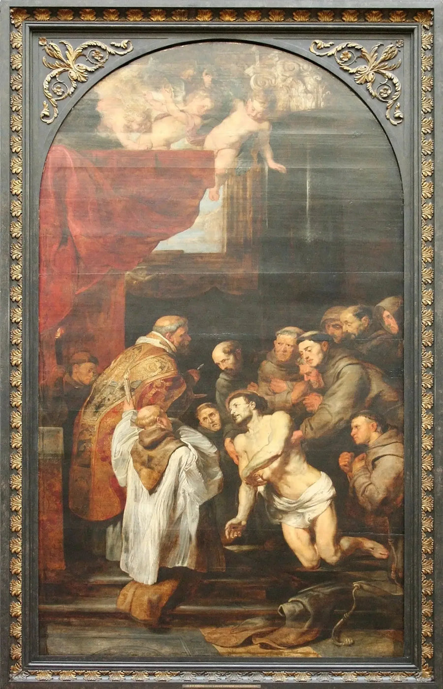 François d'Assises senaste nattvard - Peter Paul Rubens