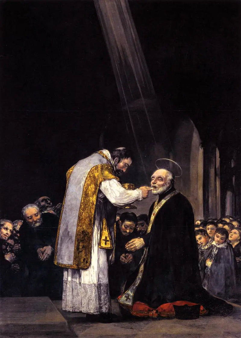 Den sista kommunionen av helige Joseph Calasanz - Francisco de Goya