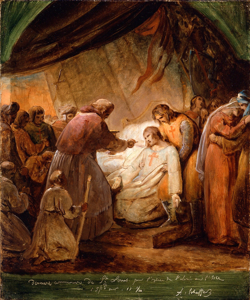 Saint Louis sista nattvard - Ary Scheffer