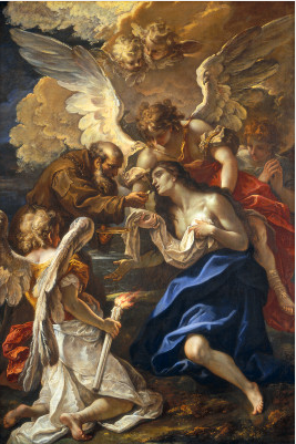 Sankt Maria från Egyptens sista nattvard - Sebastiano Ricci