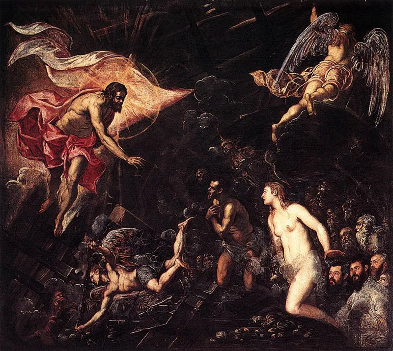 Nedstigningen till helvetet - Jacopo Tintoretto