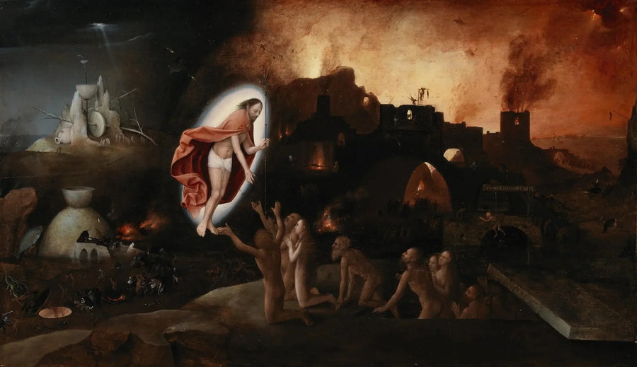 Nedstigningen till limbo - Hieronymus Bosch