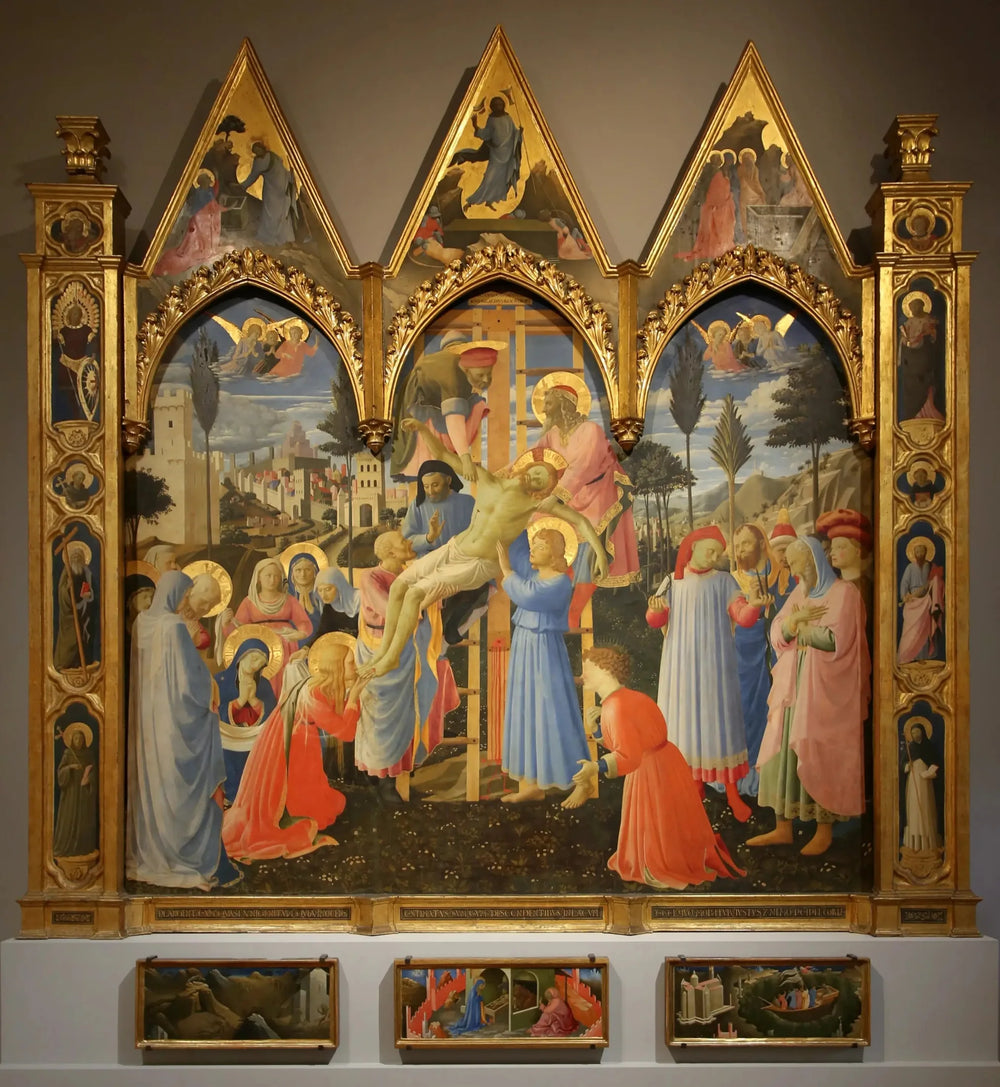 La Descente de Croix - Fra Angelico image 1 reproduction artisanale de tableau