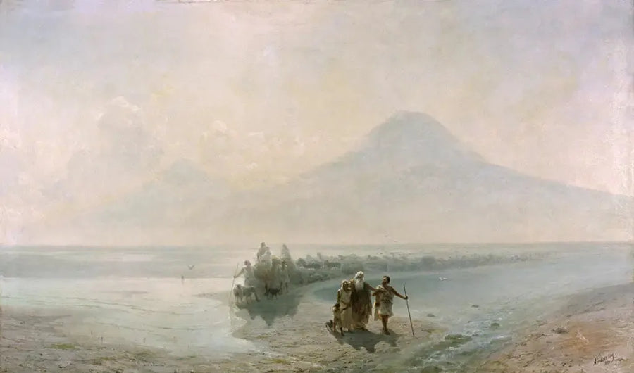 Noas Ark från Araratberget - Ivan Aïvazovski