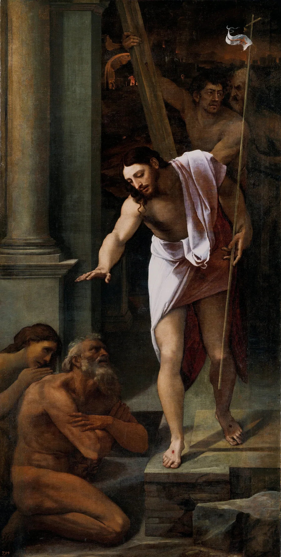Kristi nedstigning till limbo - Sebastiano del Piombo