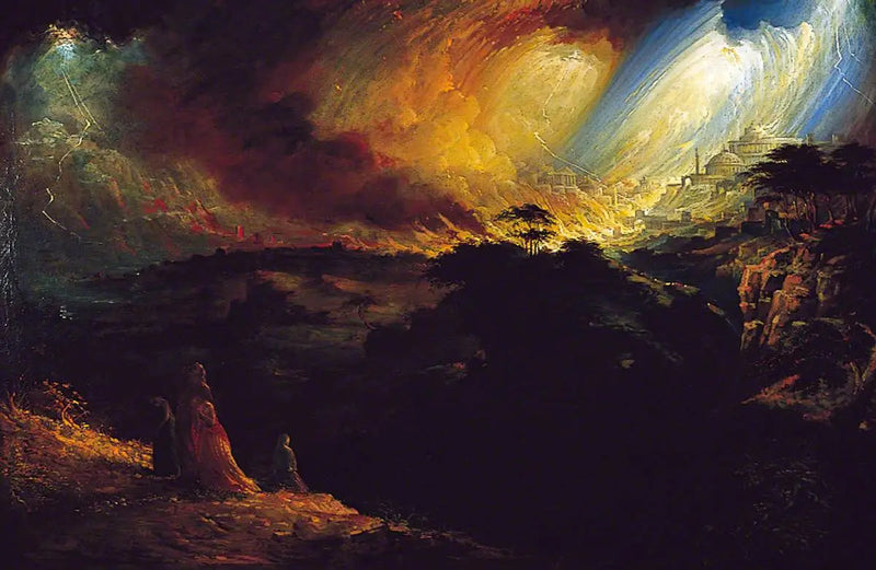 Sodoms och Gomorras förstörelse - John Martin