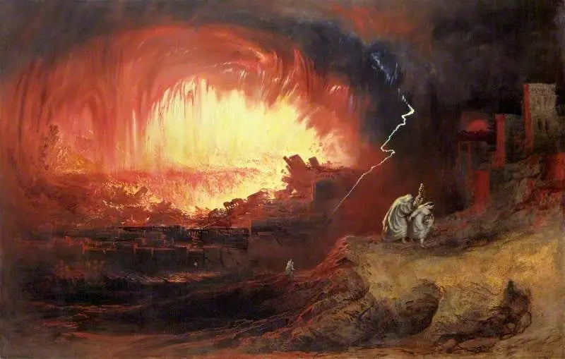 Sodoms och Gomorras förstörelse - John Martin