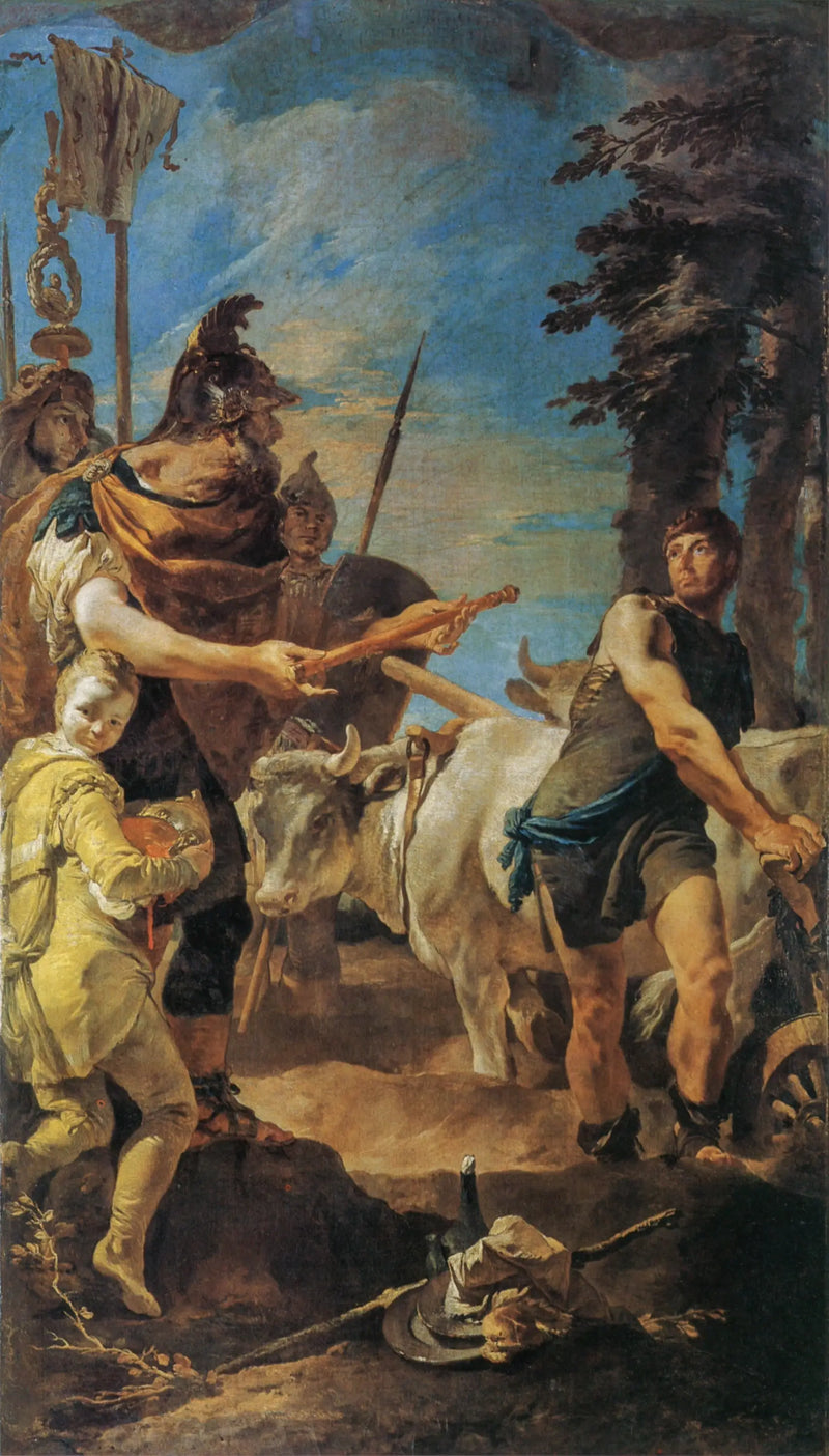 Diktaturen som ges till Cincinnatus - Giovanni Battista Tiepolo