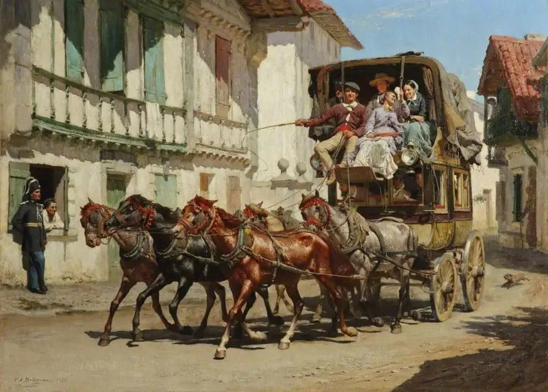 Diligensen - Frederick Arthur Bridgman