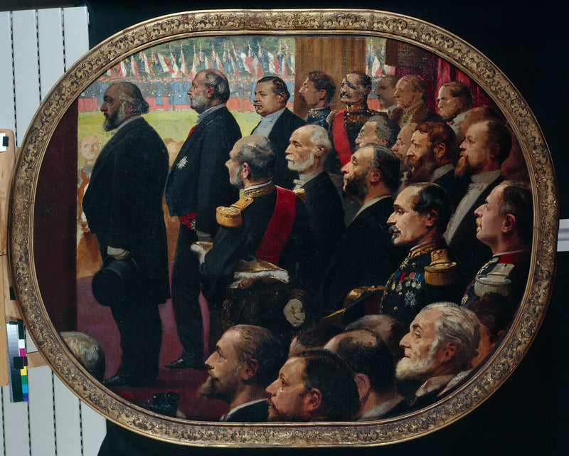 Flaggornas placering, den 14 juli 1880 - Édouard Detaille