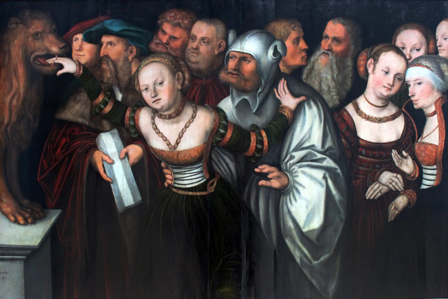 Fabeln om sanningsmunnen - Lucas Cranach den äldre